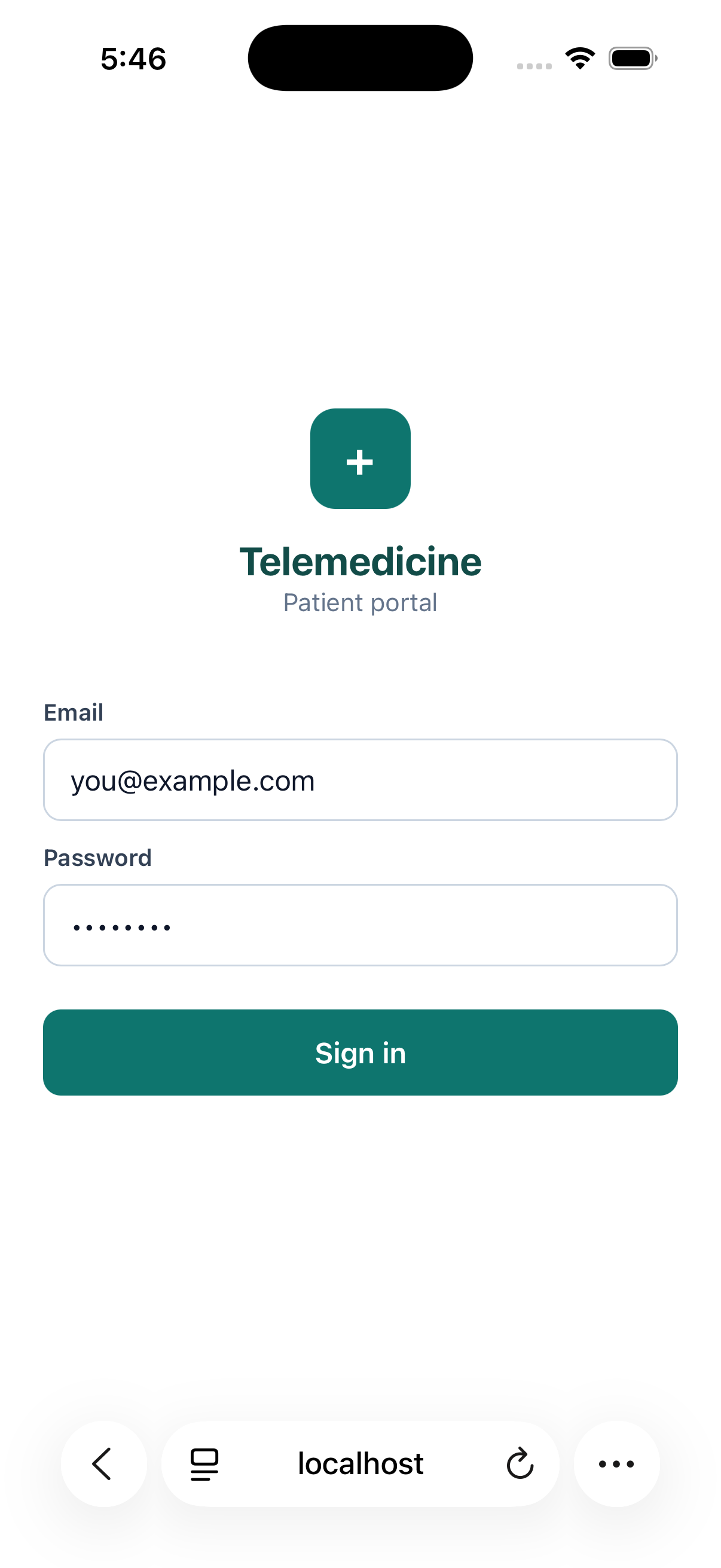 Mobile sign-in